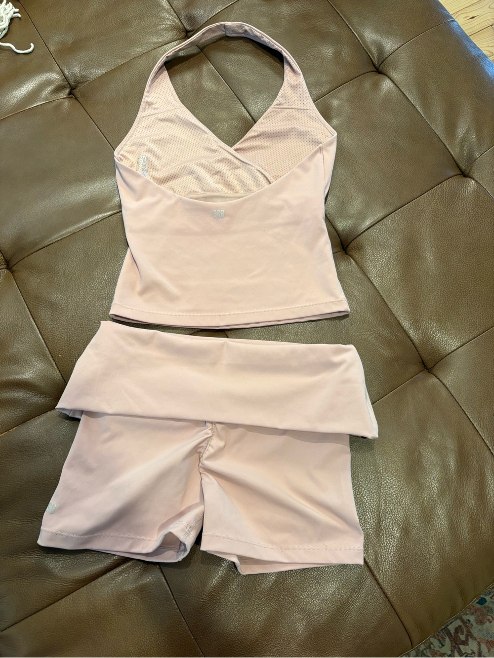 CSB Dusty Pink Form Athena Tank & Folder Shorts - Picture 2 of 5